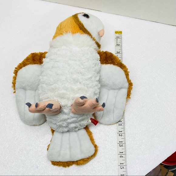 Wild Republic Barn Owl Plush Stuffed Animal Wildlife Toy Brown White Realistic - Picture 8 of 10